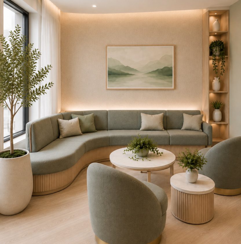 Dentist waiting room, Guernsey