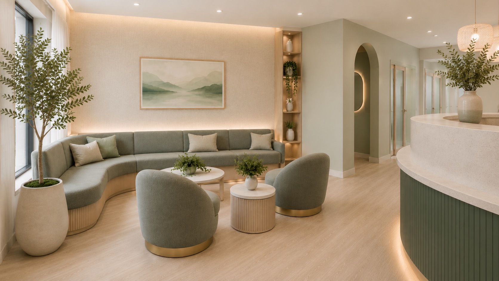 Dentist waiting room, Guernsey